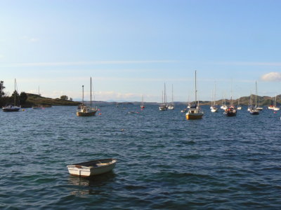 boats in Crinan harbour