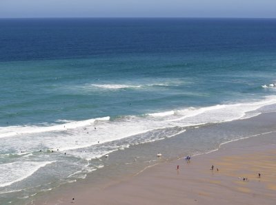 from cliffs above Porthtowan