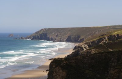 Tobban horse and St Agnes head; the view keeps subtely changing