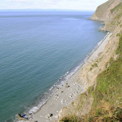 Sillery sands with Foreland point and the south Wales coast on the horizon