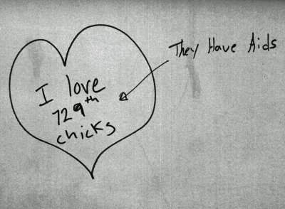 'I Love 729th Chicks' In The Porto-Potty