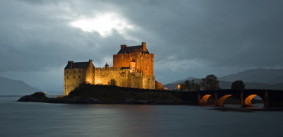 Eilean Donan Castle in the Rain