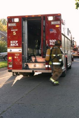 House Fire / on Westfield at Kentucky