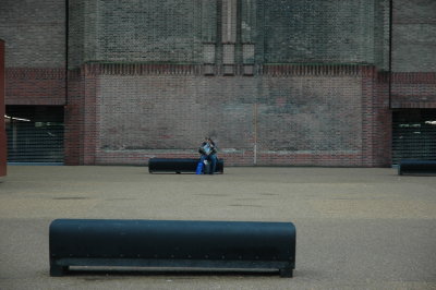 Outside the Tate Modern