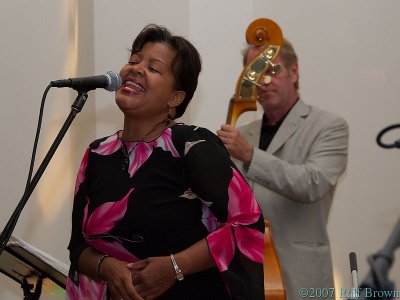 with guest singer Sandra Dowe
