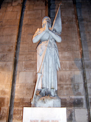Jean d'Arc in Notre Dame.