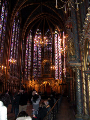 And more St Chappelle interior.