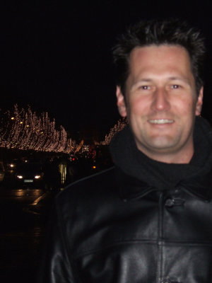 Justin at Place de la Concorde.