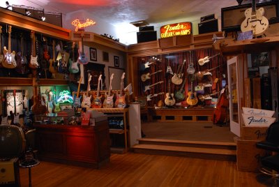 Cool guitar shop in Ithaca