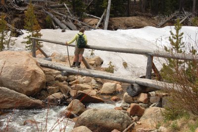 Roaring River footbridge
