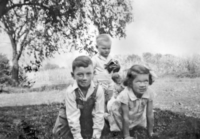 Don and Dorothy with Deane Standing Behind