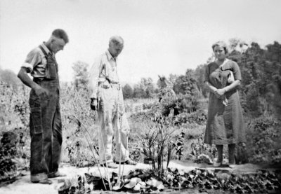 Kenneth and Mar with Henry Field