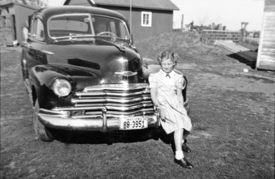 Toots with 47 Chevrolet