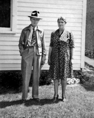 John Hultquist With His Sister Hannah