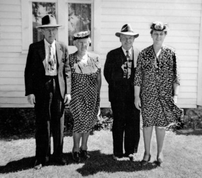 John & Mabel Hultquist, Lou and Hannah McDougal