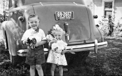 Deane and Toots and a 1937 Chevrolet