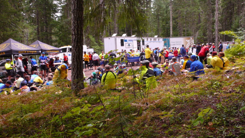 Lunch stop on the road