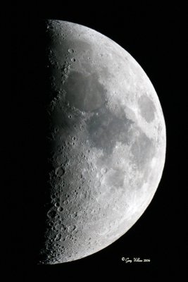 Moon / Celestron C8 / 1600 ISO @ 1/640