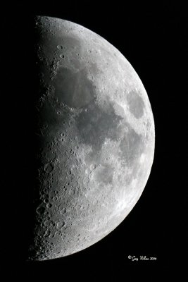 Moon / Celestron C8 / 1600 ISO @ 1/800