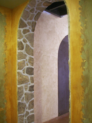 doorway in a Napa winery