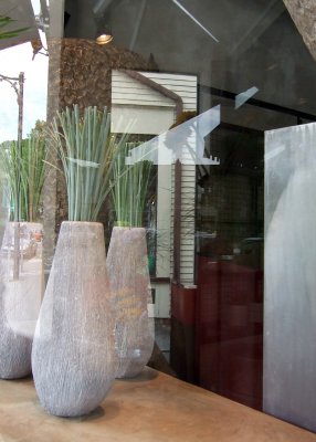 vases and reflections