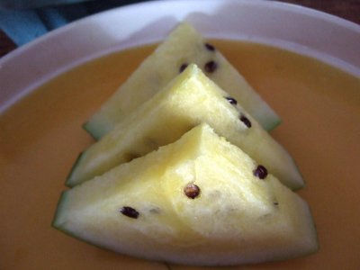 yellow watermelon