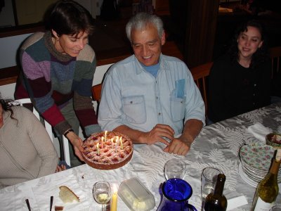 Manuel's 70th birthday cake