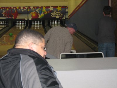 Boys bowling