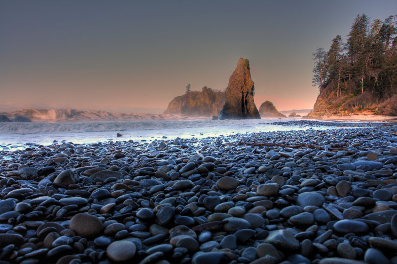 Ruby Beach - On The Rocks