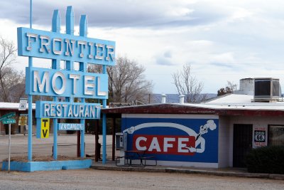 Look! There is a Cafe in the pay phone!