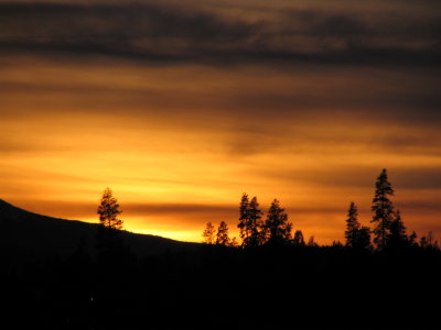 Winter Sunset in La Pine