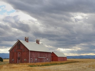 Barn in The Flathead Valley