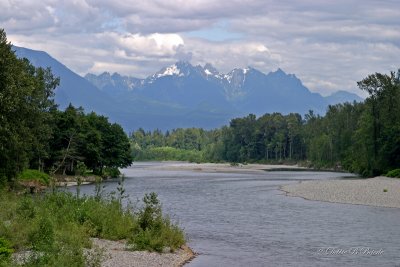 Skykomish River and Cascade Mountains