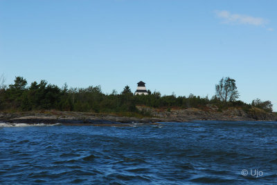 Sjömärke norr om Lurö