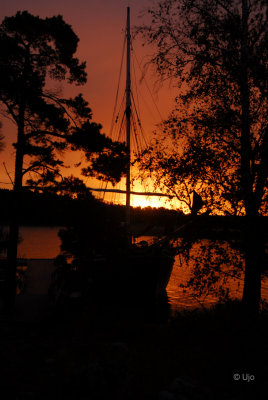 Som gav fina siluetter.