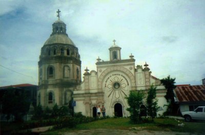 half-buried Bacolor Church