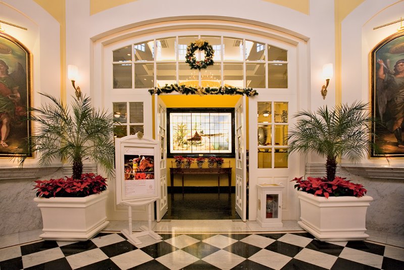 Restaurant entrance