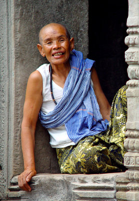 Budist Nun, Ankgor Wat