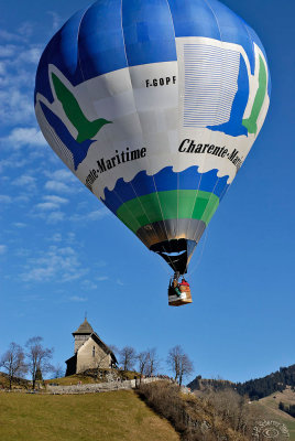 Festival de montgolfieres  Chteau d'Oex