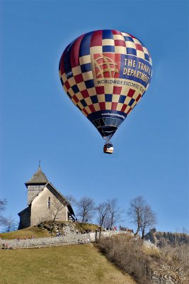 Festival de montgolfieres  Chteau d'Oex