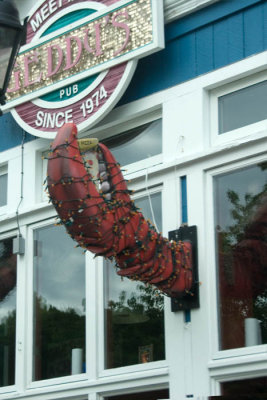 Bar Harbor  lobster sign