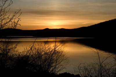 Sunset at  Willow Bay