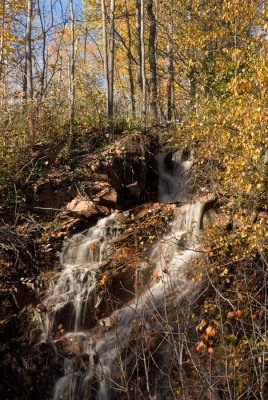 April Falls   this is the first time I've seen water here in the fall.