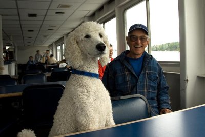 Jamie really enjoys boat tours