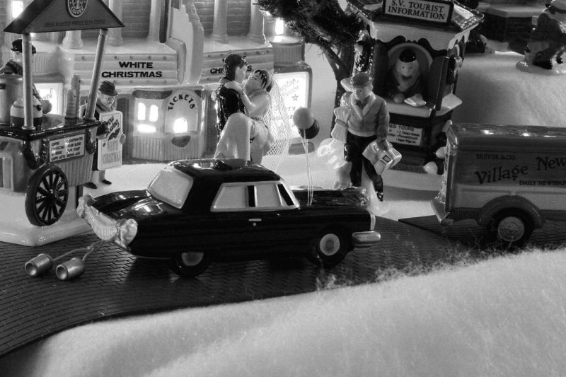 Wedding Celebration on Main Street