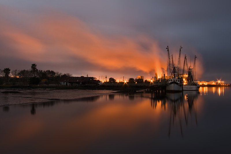2nd place <b>Shrimpers & Paper Mill</b> by Bruce Jones