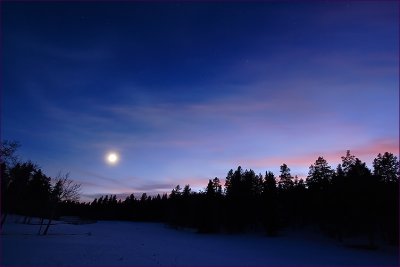 Moonrise over Beartrap Meadow
