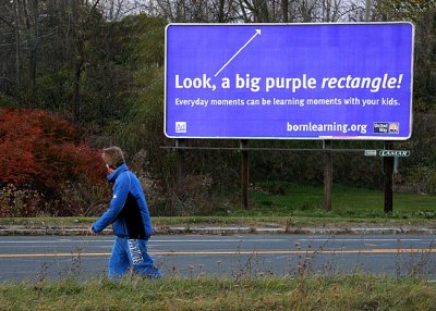 Look, a big <I>purple</I> rectangle!
