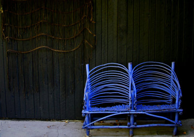 Wicker Bench