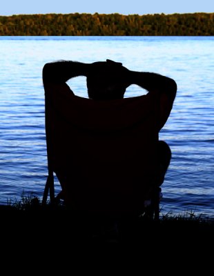 .......Sitting By the Lake